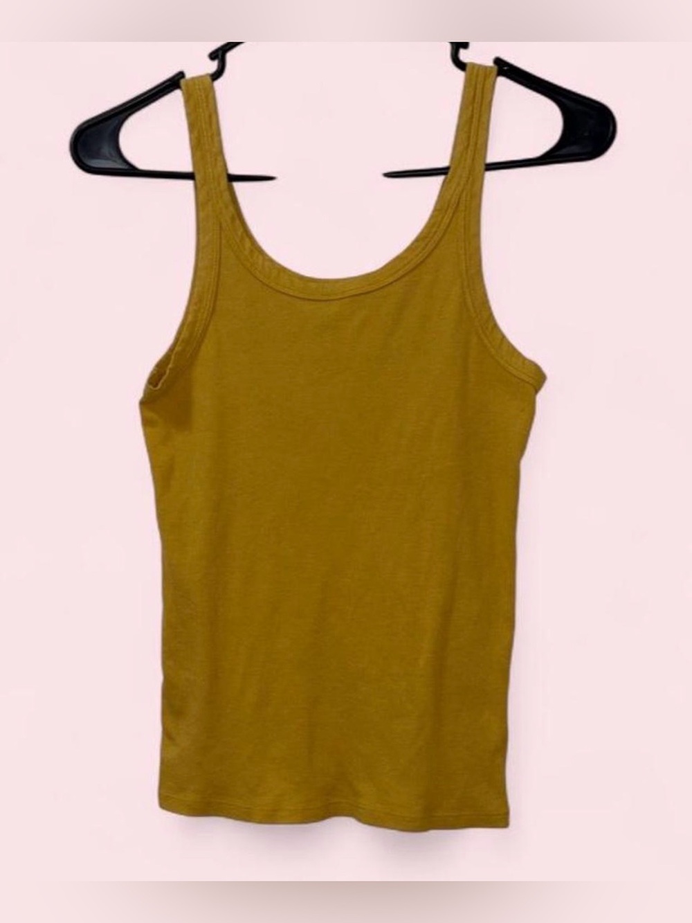 American Eagle Outfitters Scoop Neck Tank - Mustard Yellow